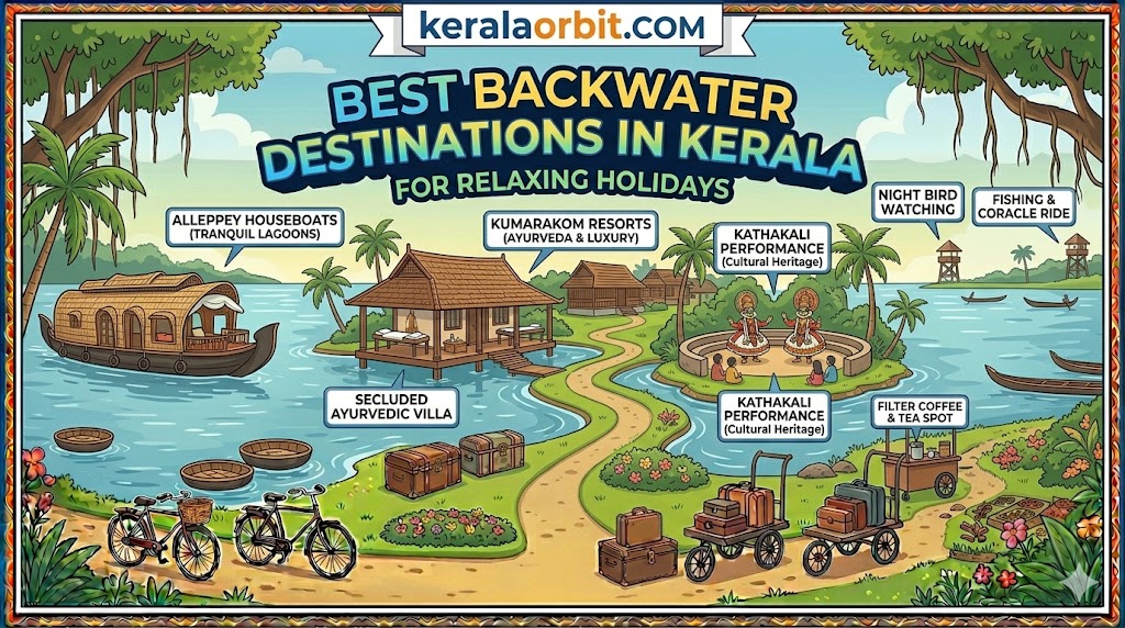 Best Backwater Destinations in Kerala for Relaxing Holidays