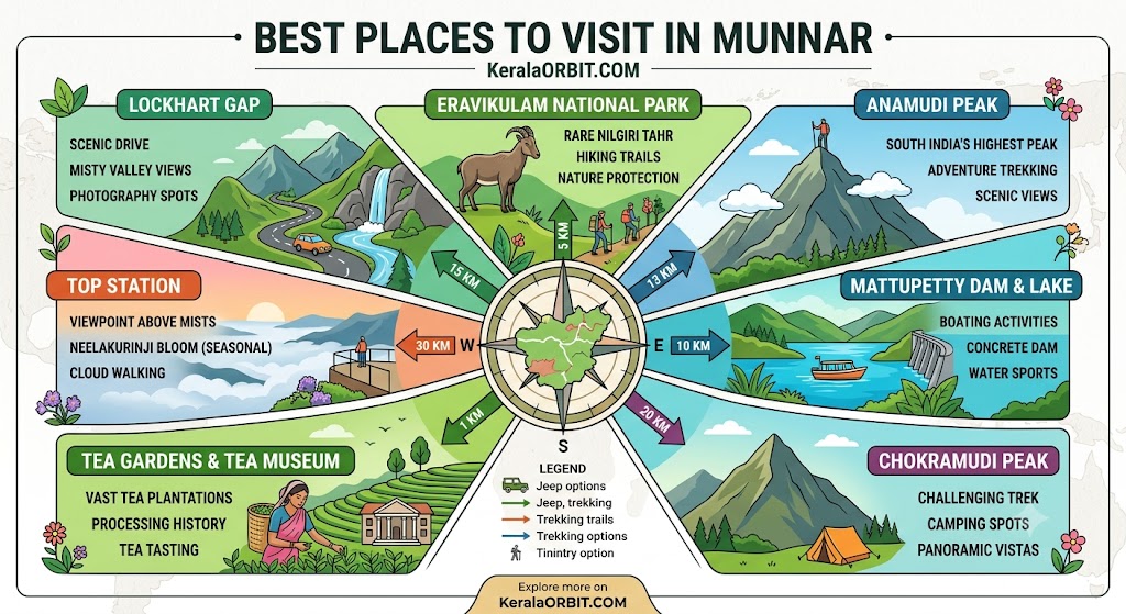 Best Places to Visit in Munnar