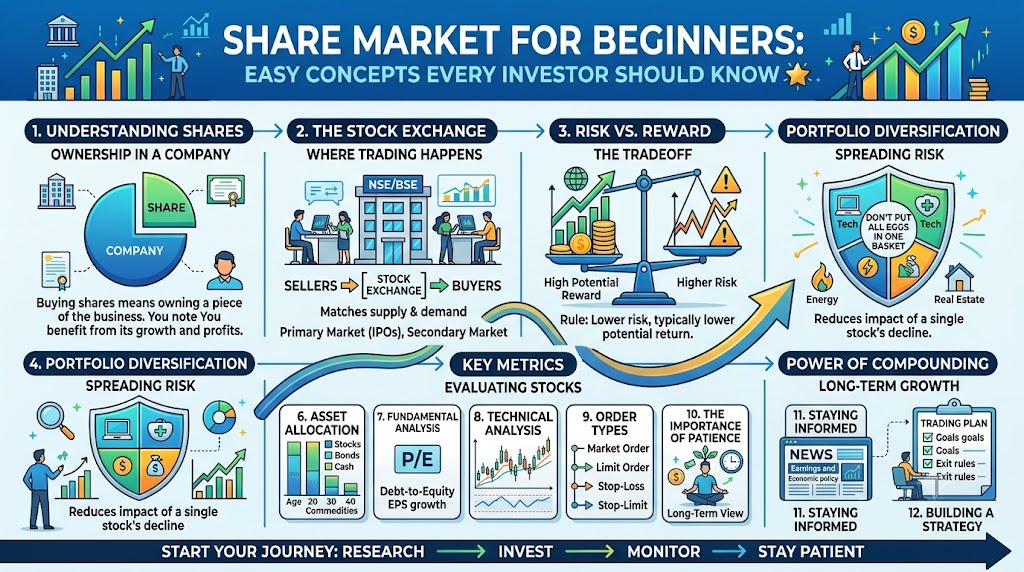Share Market for Beginners: Easy Concepts Every Investor Should Know