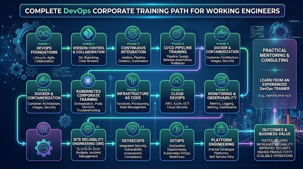 Complete DevOps Corporate Training Path for Working Engineers