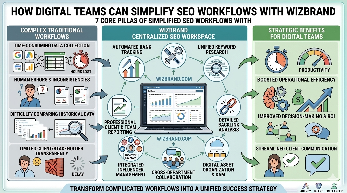 How Digital Teams Can Simplify SEO Workflows with WizBrand