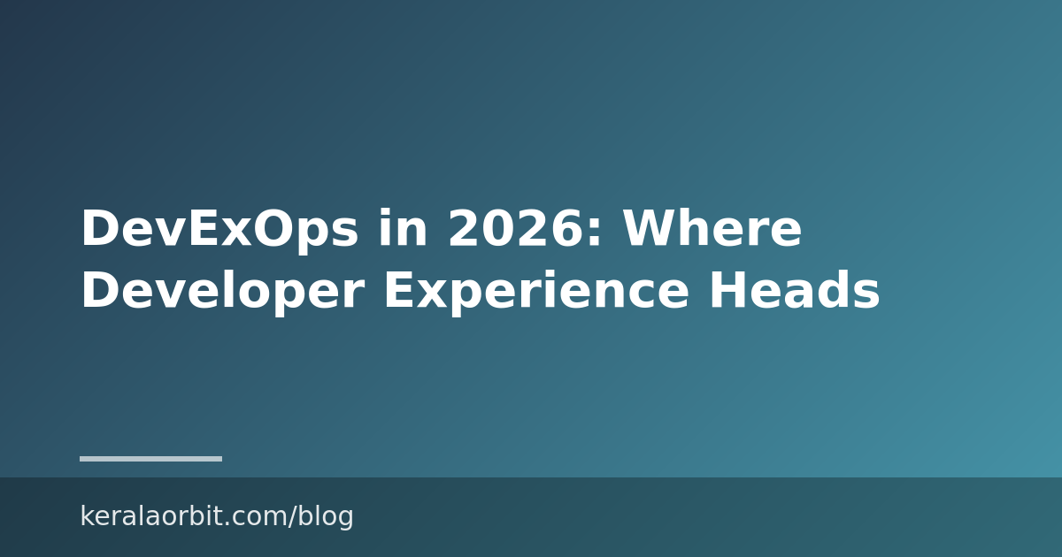 DevExOps in 2026: Where Developer Experience Heads